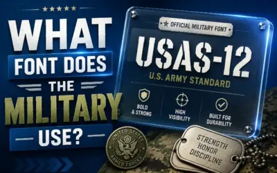What Font Does The Military Use In Official Writing